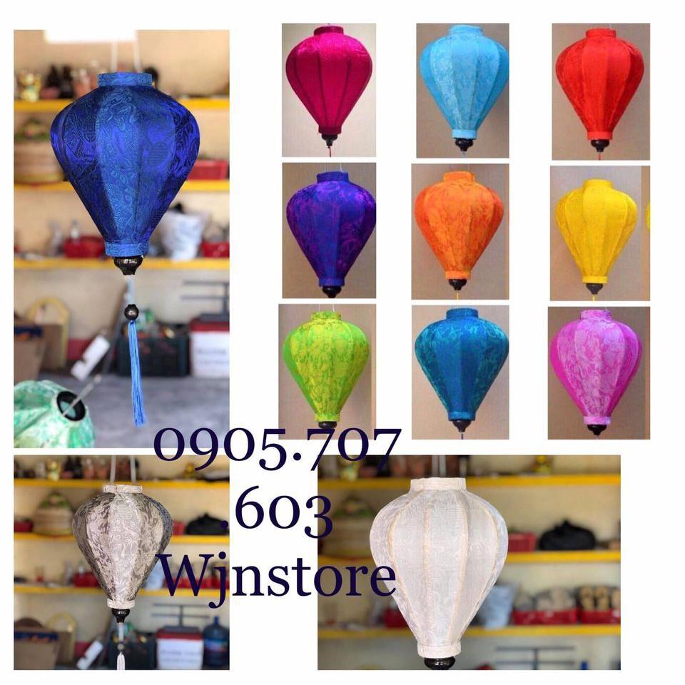 Đèn lồng hội an lụa tơ tằm