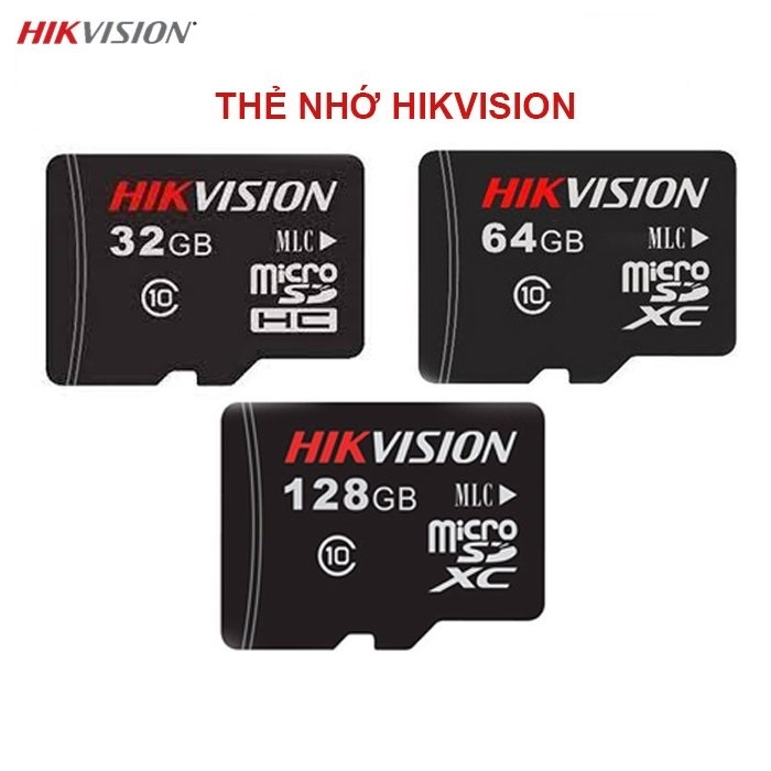 Thẻ Nhớ Chuyên Camera Mirco Sd Hikvision 64G - 32Gb - 92Mbs, Chuyên Ghi Hình Cho Camera, Máy Ảnh, ... Hàng Nhập Khẩu - Thẻ 128Gb
