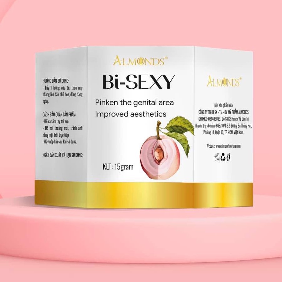 Kem làm hồng vùng kín bẹn nách Almonds Bi-sexy 15g