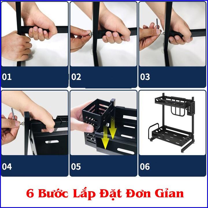 Kệ Đựng Gia Vị 2 Tầng Cao Cấp