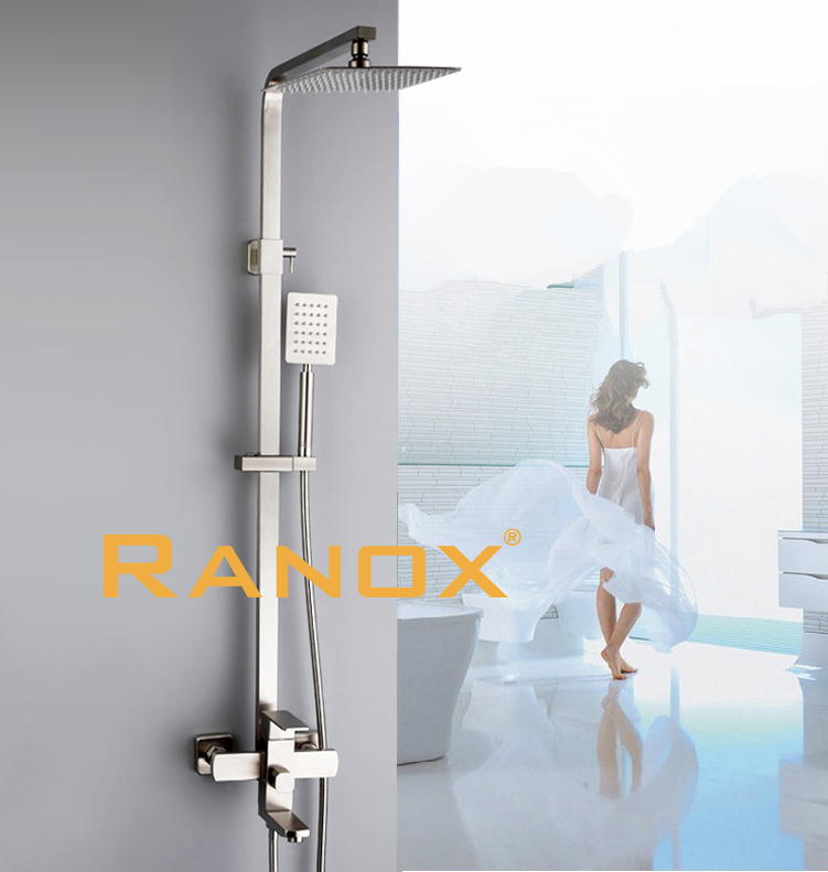 Sen cây tắm đứng RANOX vuông nóng lạnh RN1232