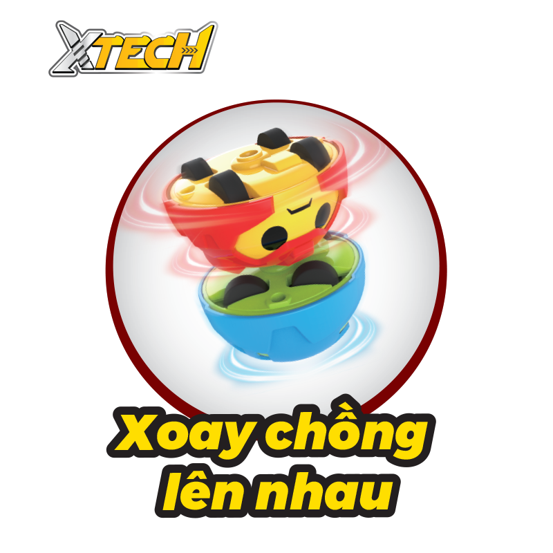 Đồ Chơi XTECH Đồng Hồ Con Quay Ma Thuật Đỏ Vàng X301003/RD-YE