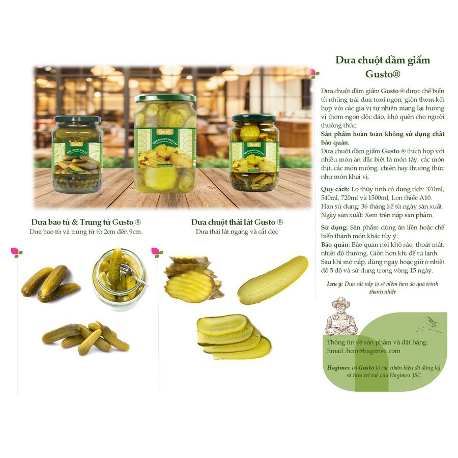 Dưa chuột thái lát Gusto 3Kg