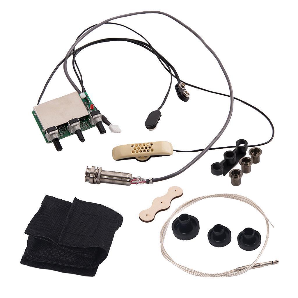 Acoustic Guitar Pickups Active Piezo Pickup EQ Electronic Preamp System