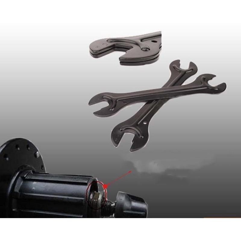 Carbon Steel Bike Cycle Head Open End Axle Hub Cone Wrench Spanner Bicycle Repair Tool