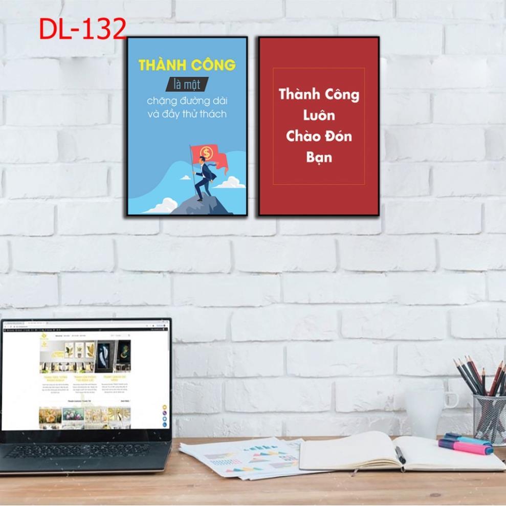 Tranh động lực, treo phòng họp, văn phòng, tranh chữ treo tường, tranh slogan tạo cảm hứng làm việc