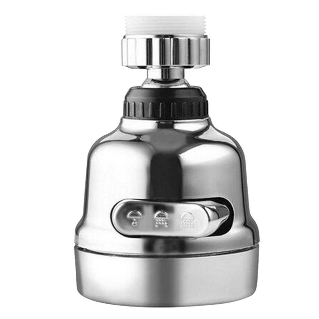 360 Rotary Faucet Filter Water Saving 3 Gear Adjustable