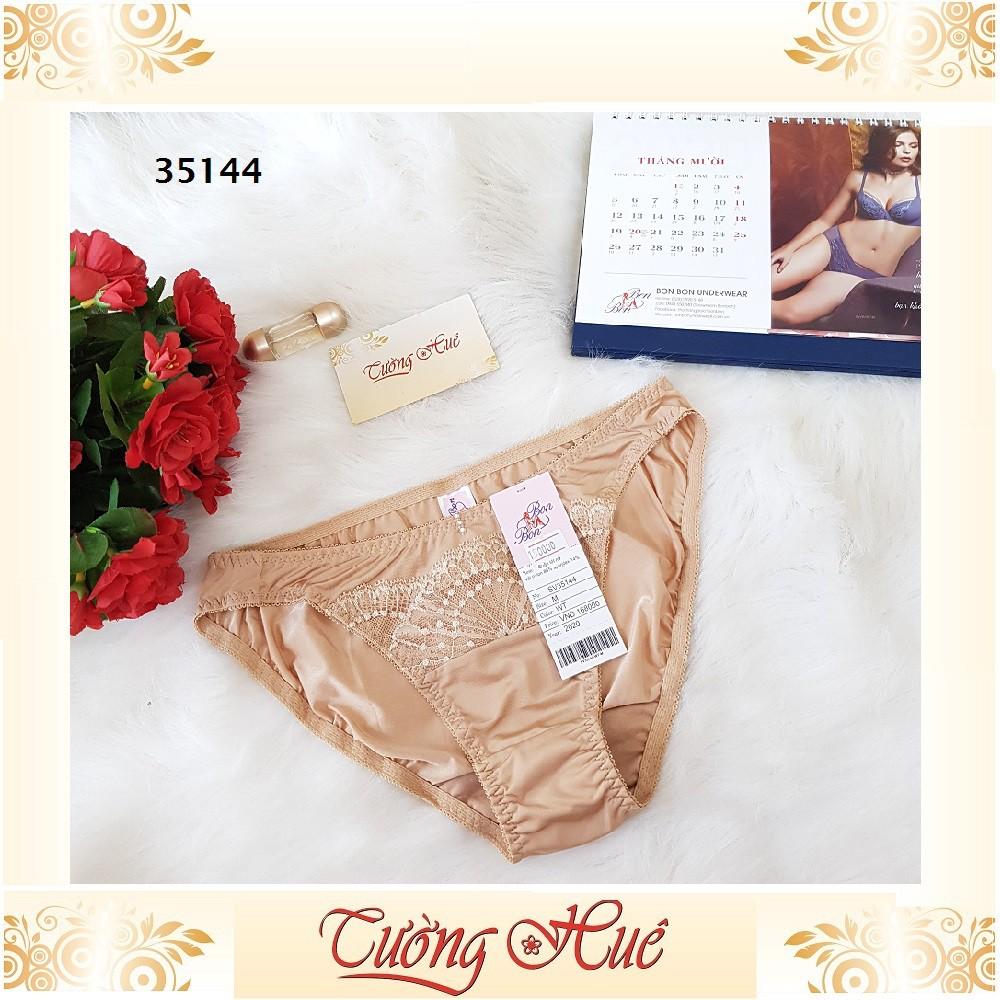 Quần lót nữ BonBon SV35144 trơn phối ren.