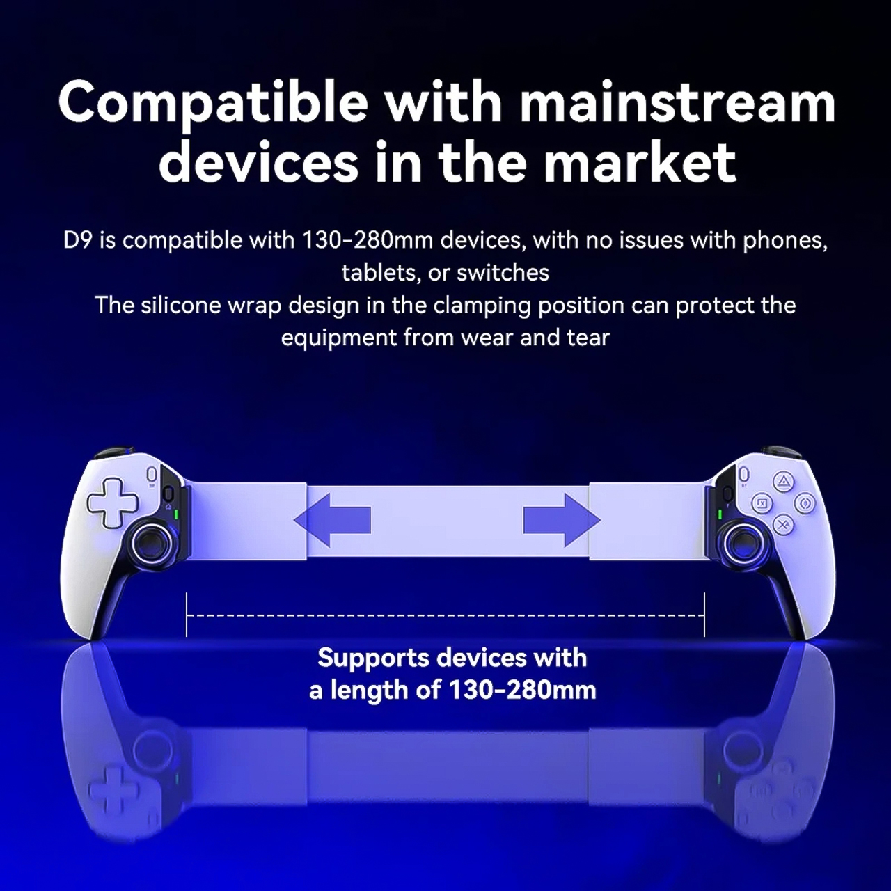 Tay Cầm Chơi Game Vinetteam BSP-D9 Hỗ Trợ Đa Nền Tảng Điện Thoại ANDROID / IOS / PC / PS4 - hàng chính hãng