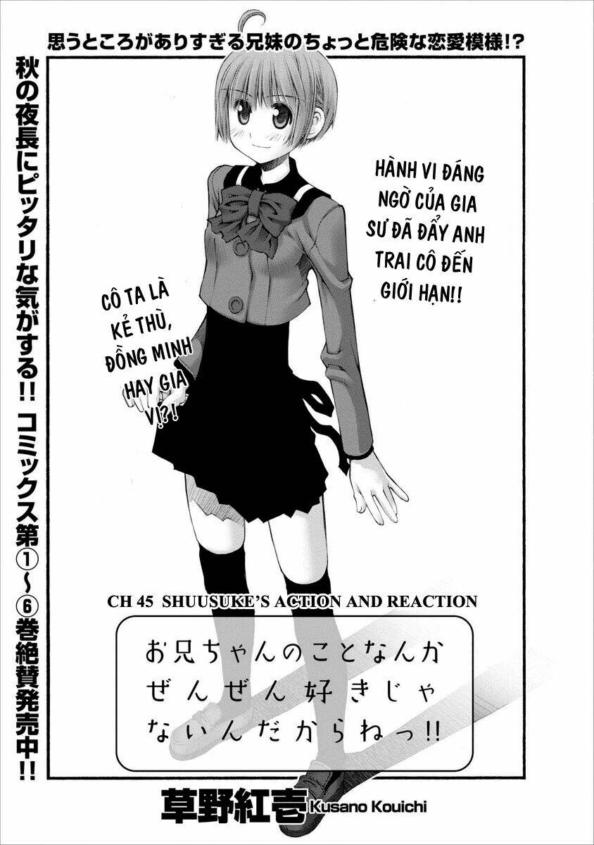 oniichan no koto nanka zenzen suki ja nai n da kara ne!! chapter 45 4