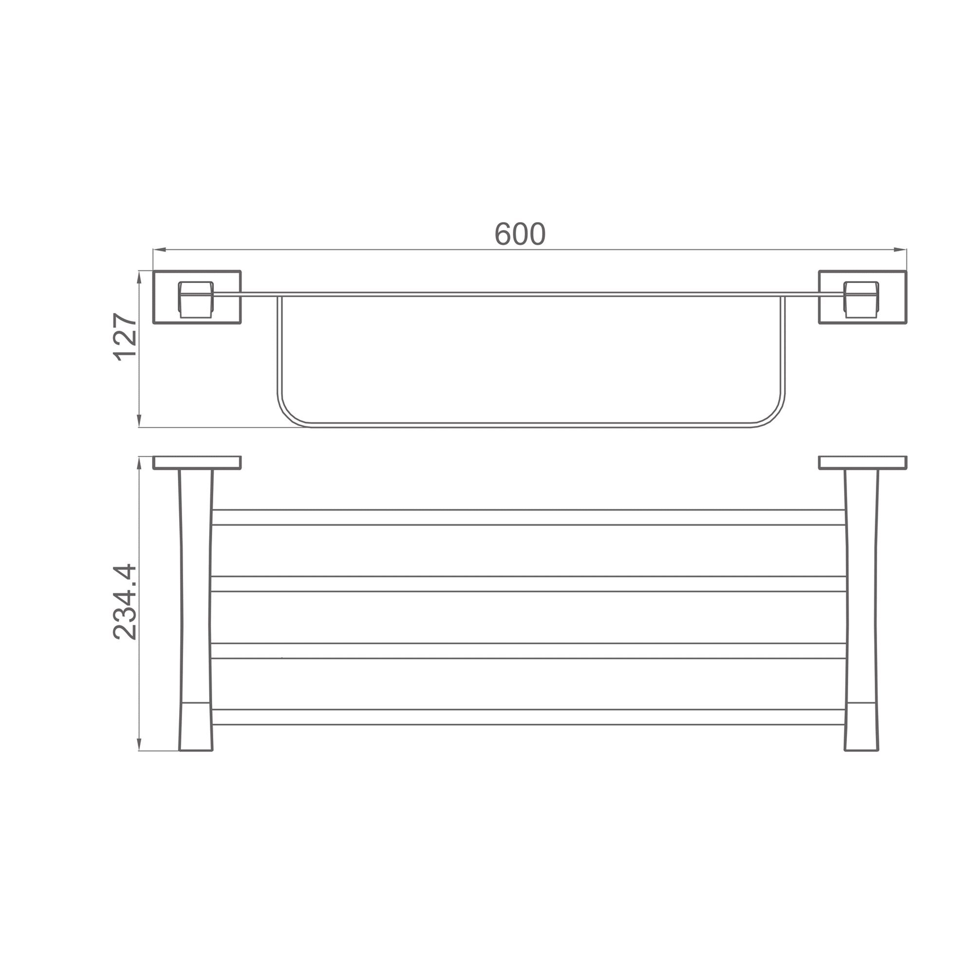 Giàn vắt khăn Gappo G0724