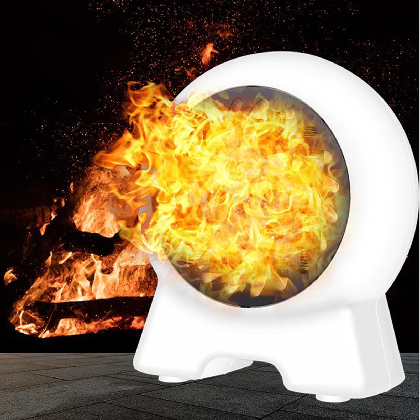 Electric Fan Space Heater Portable Winter Warm Home Office Desk 500W