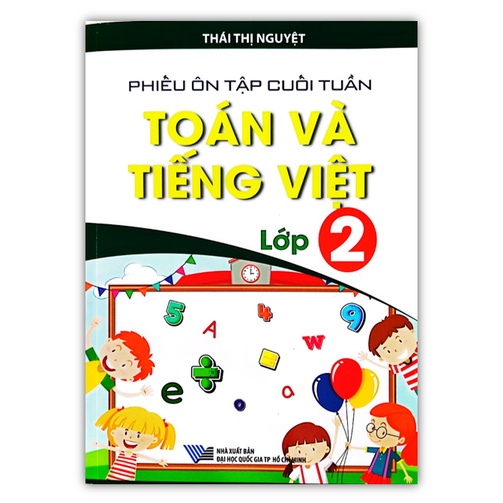 Sách - Phiếu Ôn Tập Cuối Tuần Toán Tiếng Việt Lớp 2 - chân trời sáng tạo