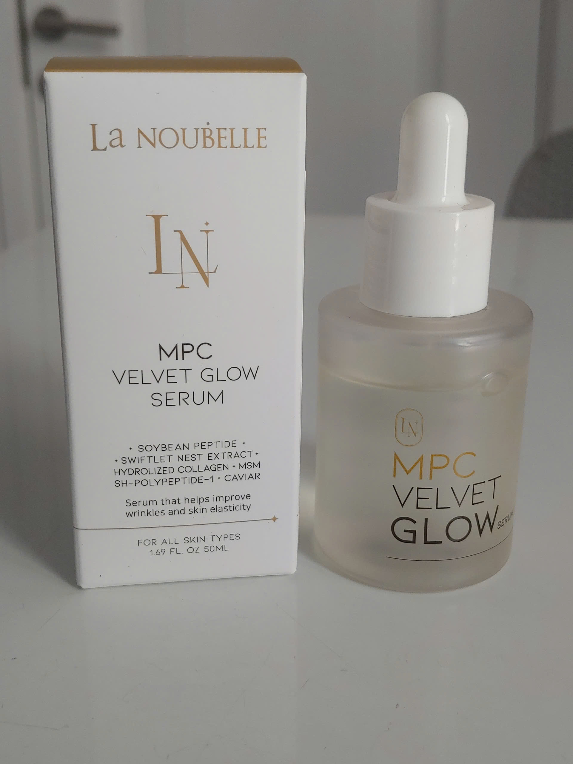 Tinh chất dưỡng yến (Serum) dưỡng ẩm, nuôi dưỡng da căng bóng MPC Velvet Glow chính hãng Hàn Quốc 50ml