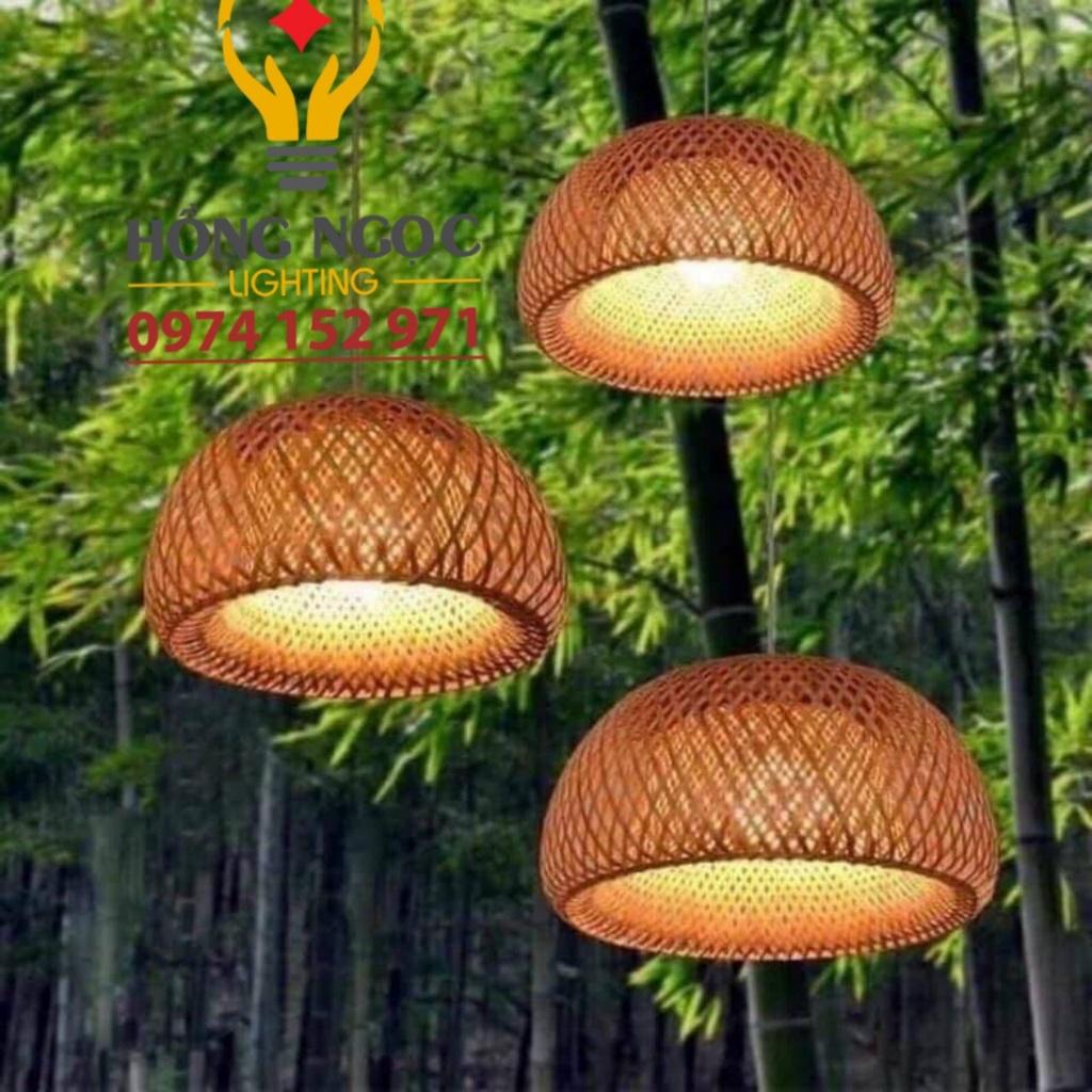 ĐÈN THẢ mây tre đan