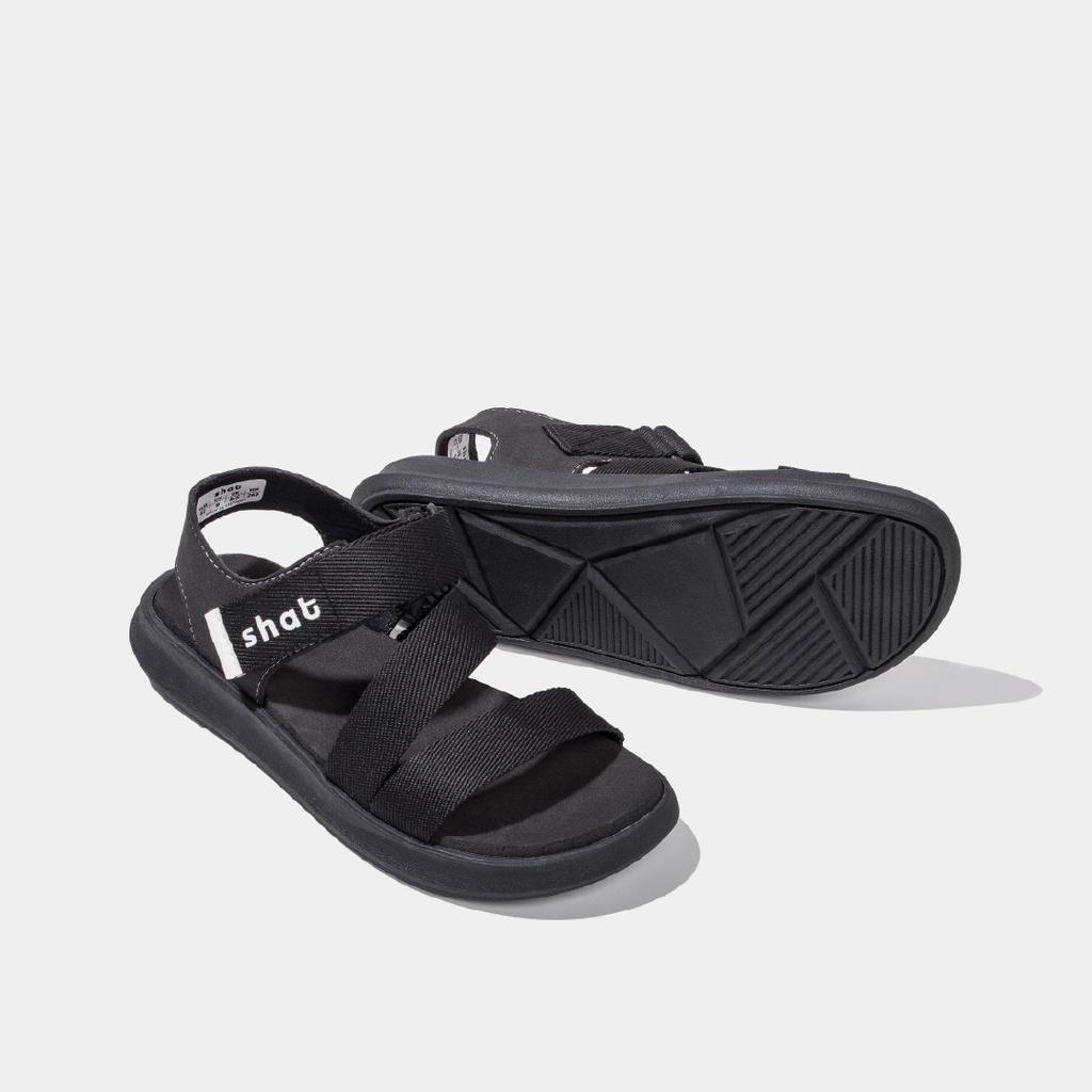 Giày Sandals Unisex Thời Trang Shat S2 Full Đen S2M1010