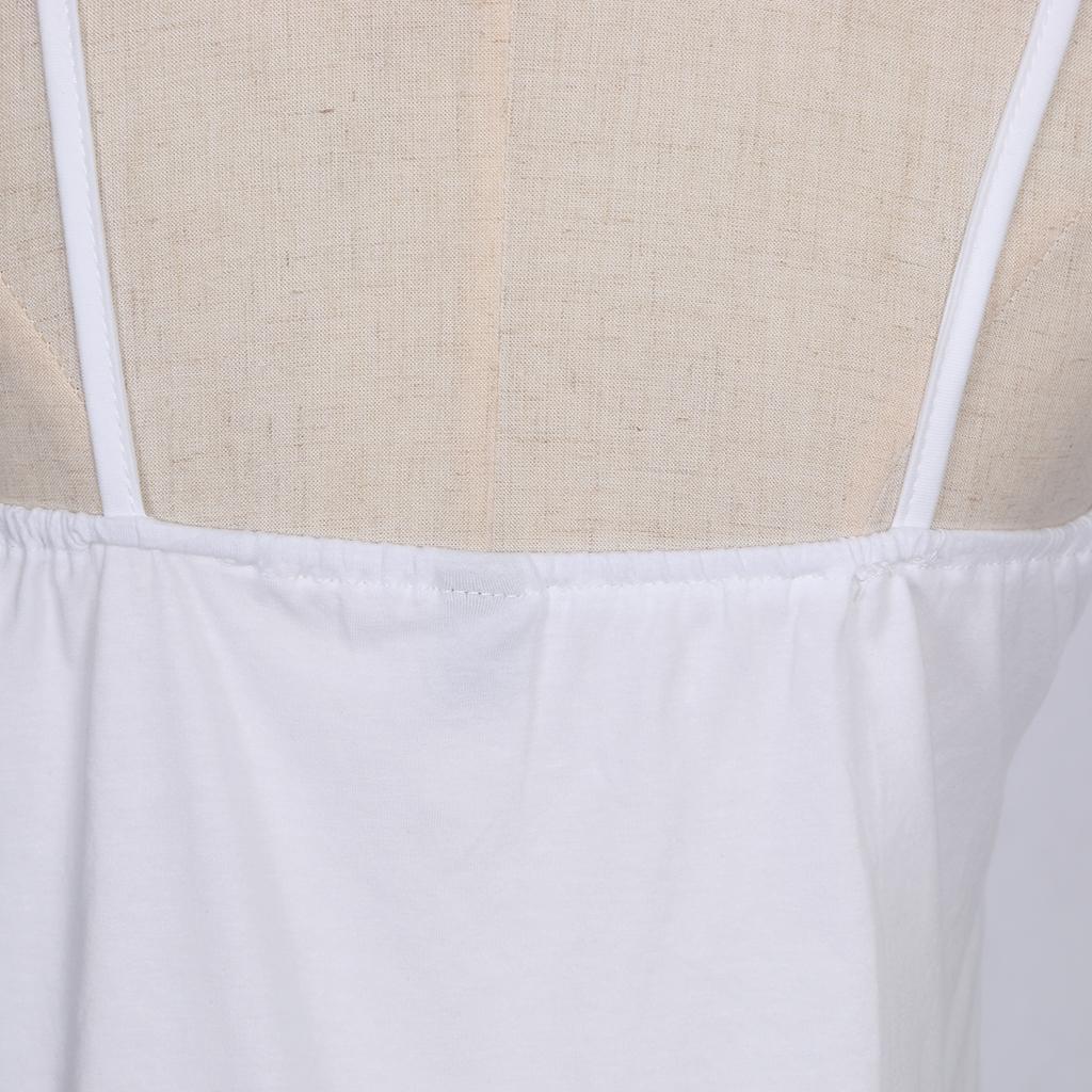 Girls Ladies Women Cotton Tank Tops Sleeveless Lace Vest Blouse Crop Top