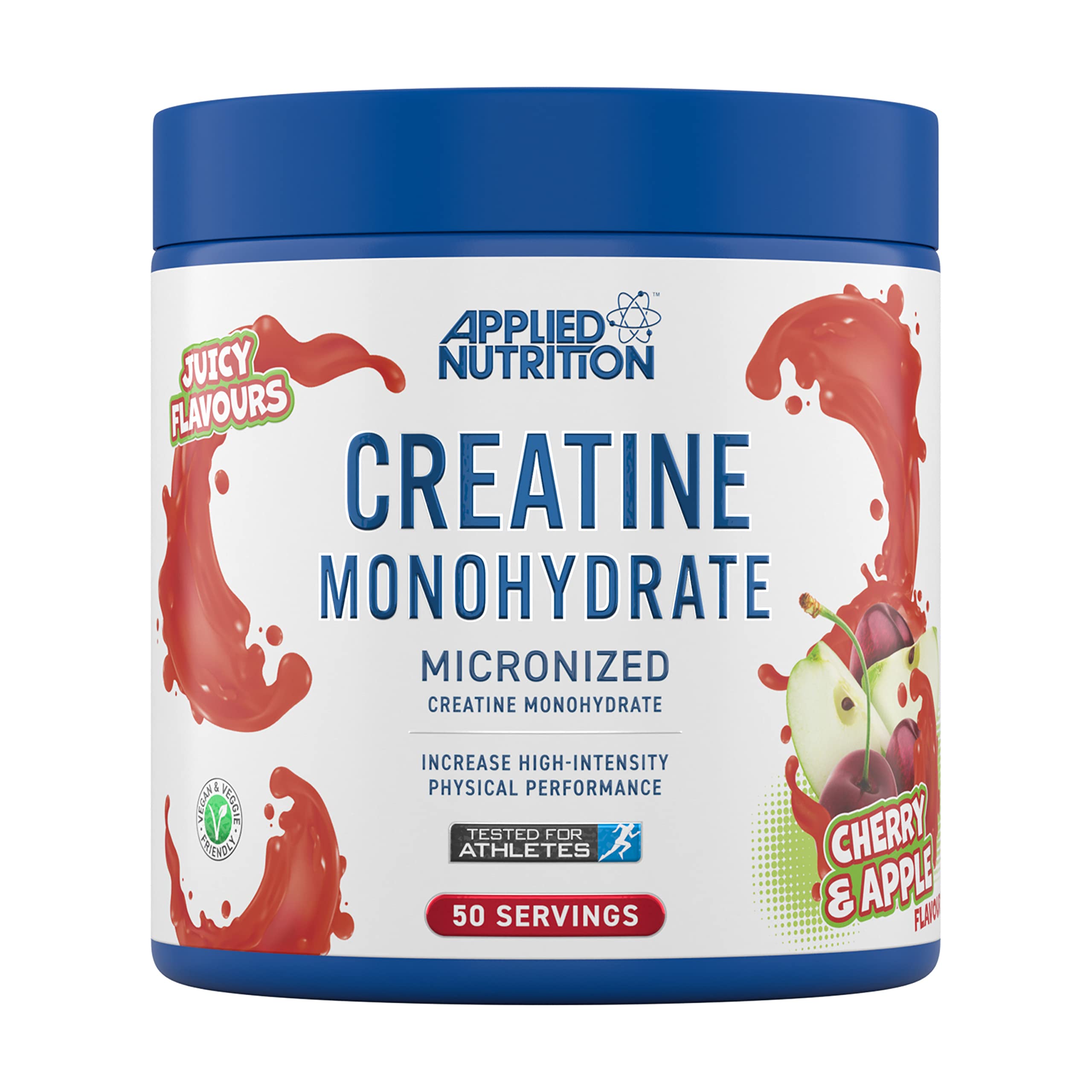 Creatine Applied Nutrition  (50 Lần Dùng 250G) -Bột Uống  Giúp Tăng Hiệu Suất Và Sức Bền Cơ Khi Tập Luyện - Strawberry &amp; Raspberry