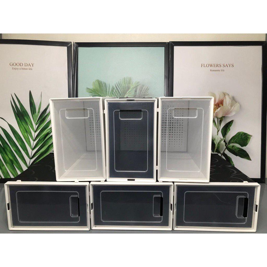 Hộp Giày Xịn Cửa Nam Châm Lắp Ráp Tiện Lợi - Hộp Đựng Giày Toàn Thân Nhựa Cứng Cao Cấp