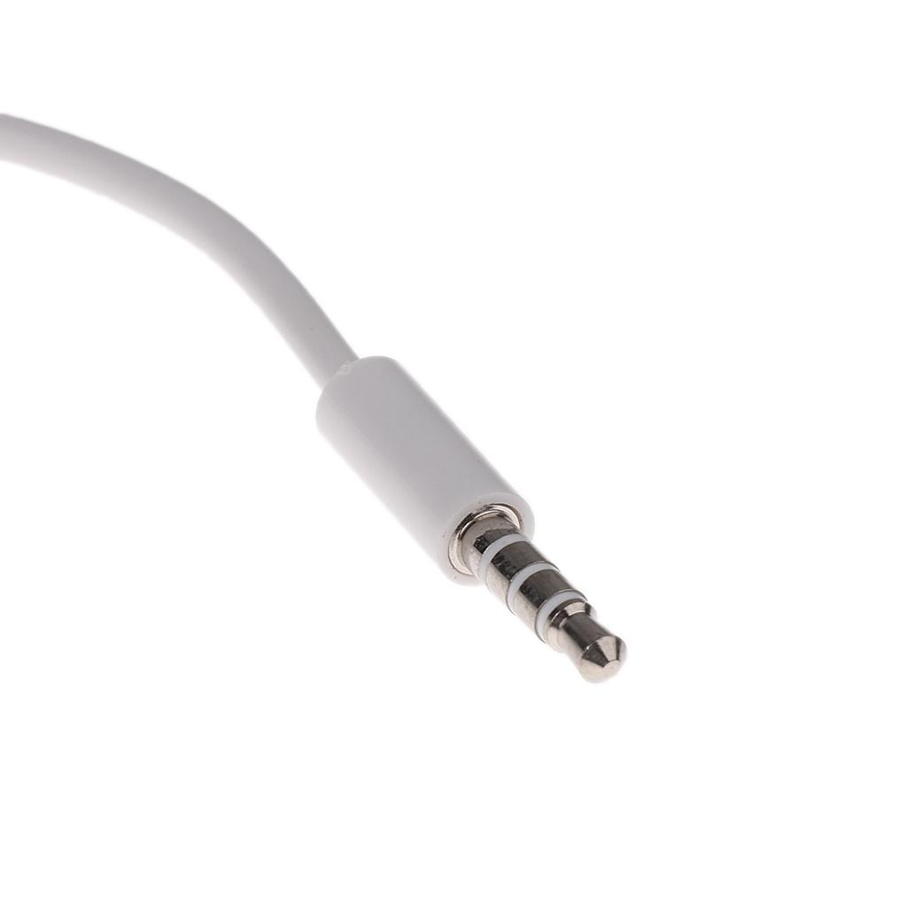 4- 3.5mm Male AUX Audio Plug Jack To USB 2.0 Female Converter Cord Cable