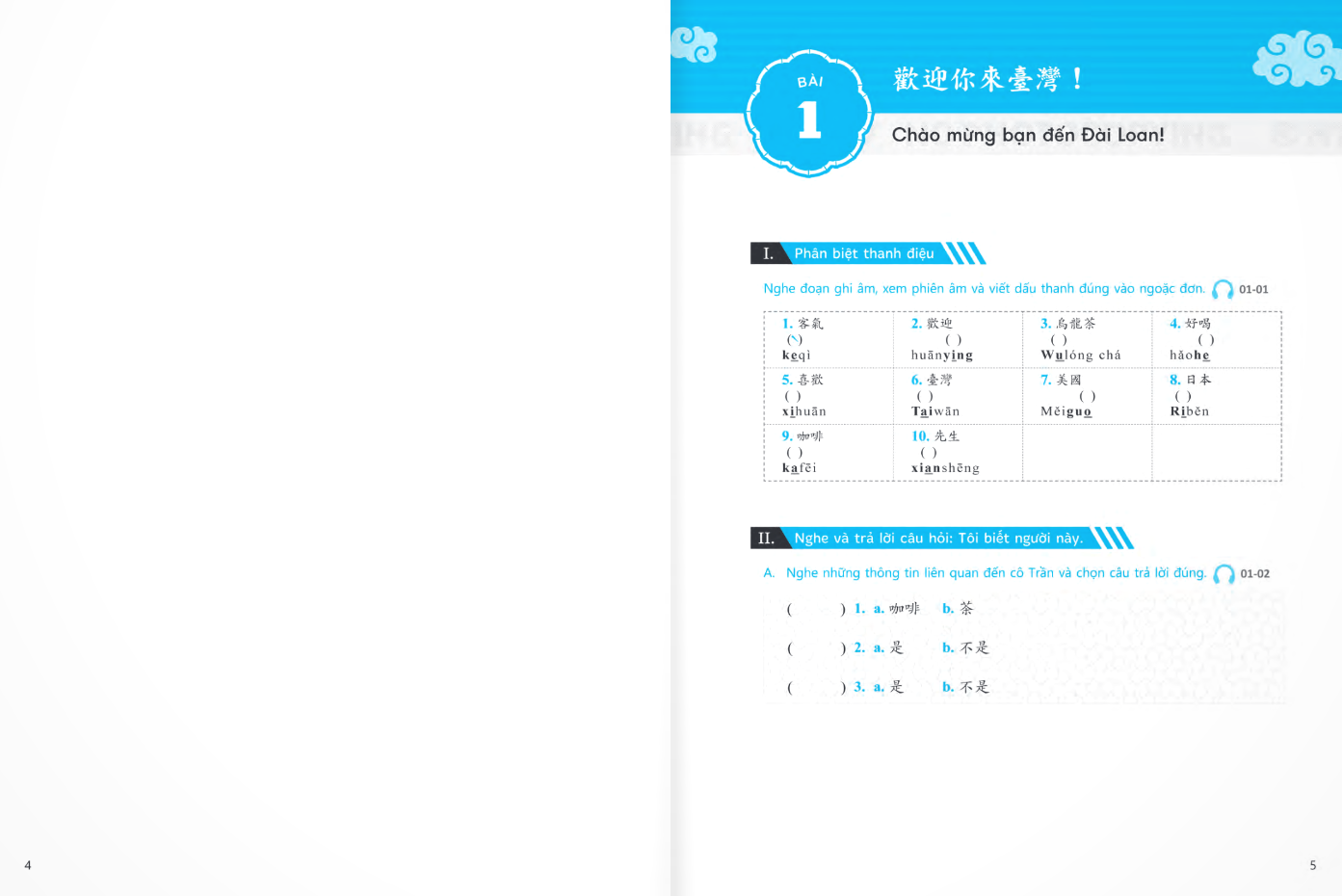 Sách - Giáo Trình Tiếng Hoa Đương Đại - Sách Bài Tập + Sách Tập Viết 1-1