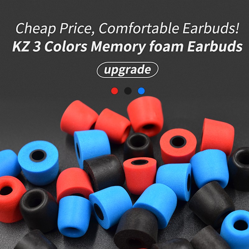 Bộ nút tai nghe KZ MEMORY FOAM | Núm tai nghe KZ | Hàng Chính Hãng