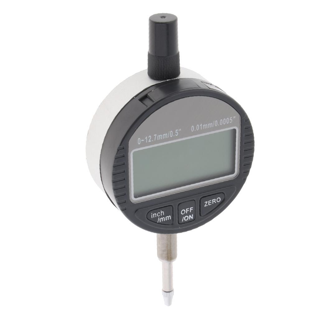 2xDigital Probe Electric Dial Indicator Range Gauge 0-12.7mm