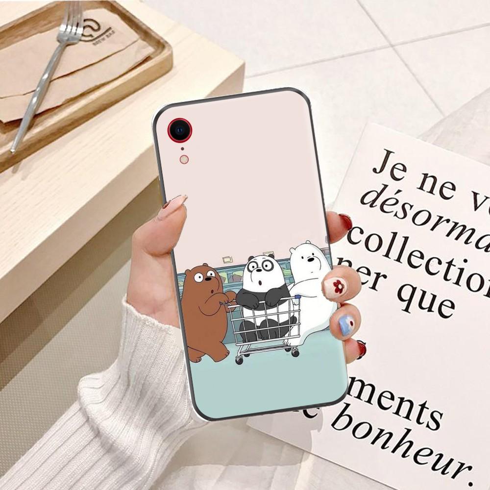 Ốp lưng dành cho iPhone 7Plus/ 8 Plus Silicon dẻo hình Gấu Trắng Vui Vẻ