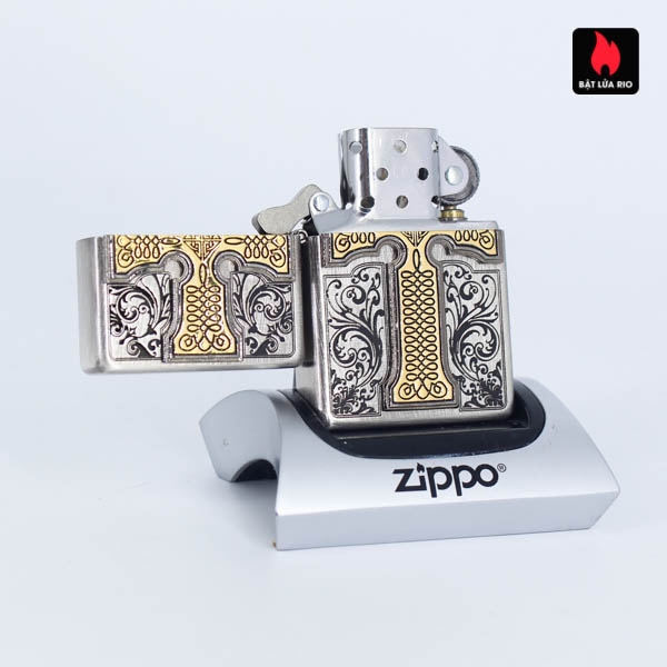 Bật Lửa Zippo Asia Za-1-59C – Lacke Bạc