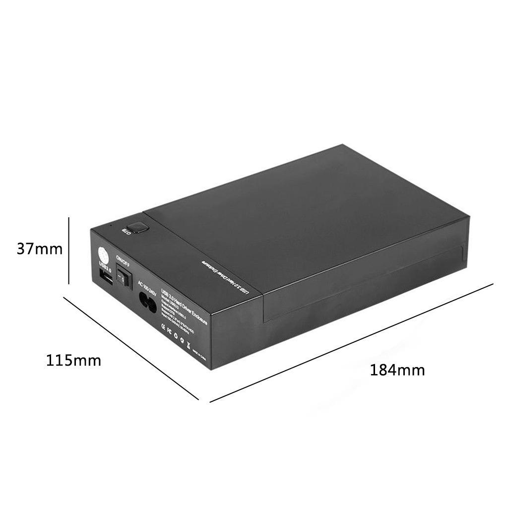 3.5 inch Mobile External Box Hard Driver Enclosure OTB USB 3.0