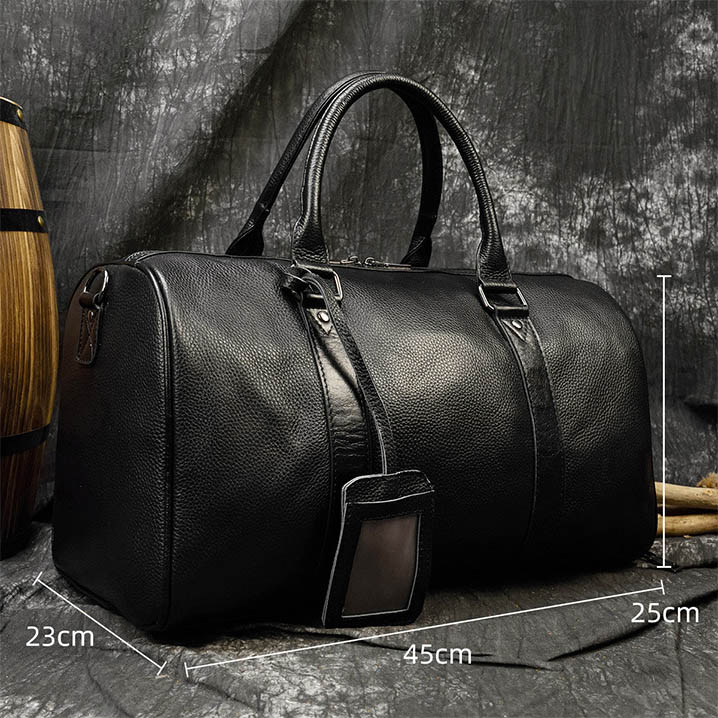 Túi trống du lịch da thật Gento D501