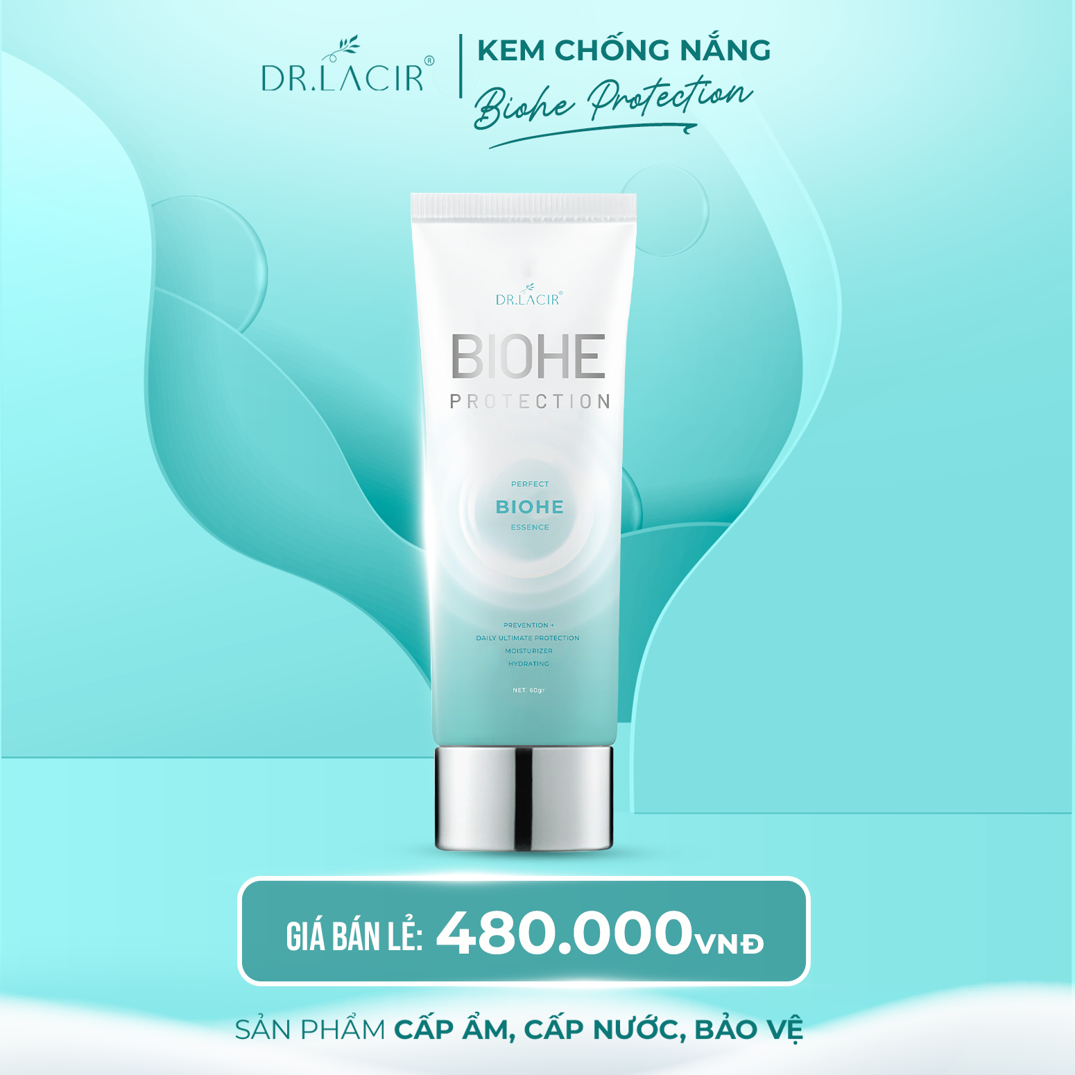 Chống Nắng Sinh Học Biohe Protection Dr.Lacir