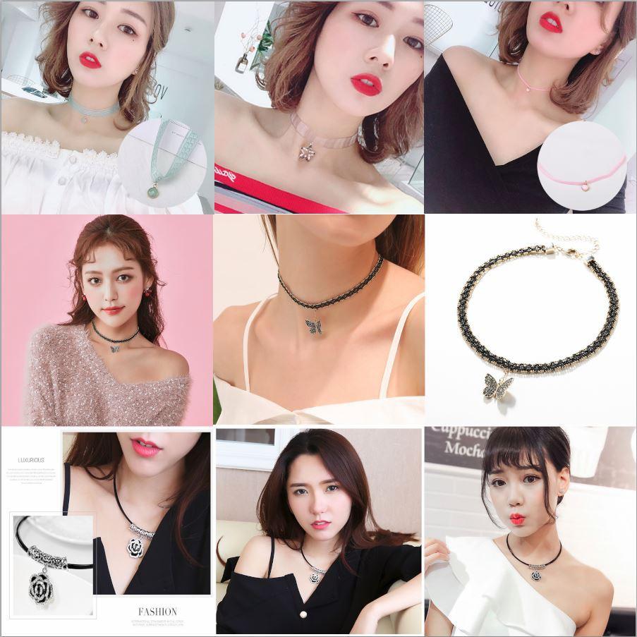 Bộ Sưu Tập Choker Mặt Treo