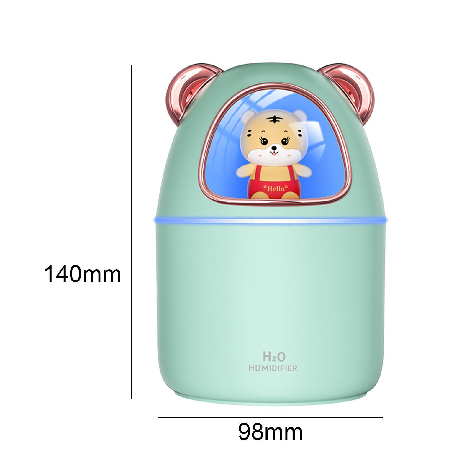 2Pcs Air Humidifier Night Light Aroma Diffuser Two Modes for Hotel Travel
