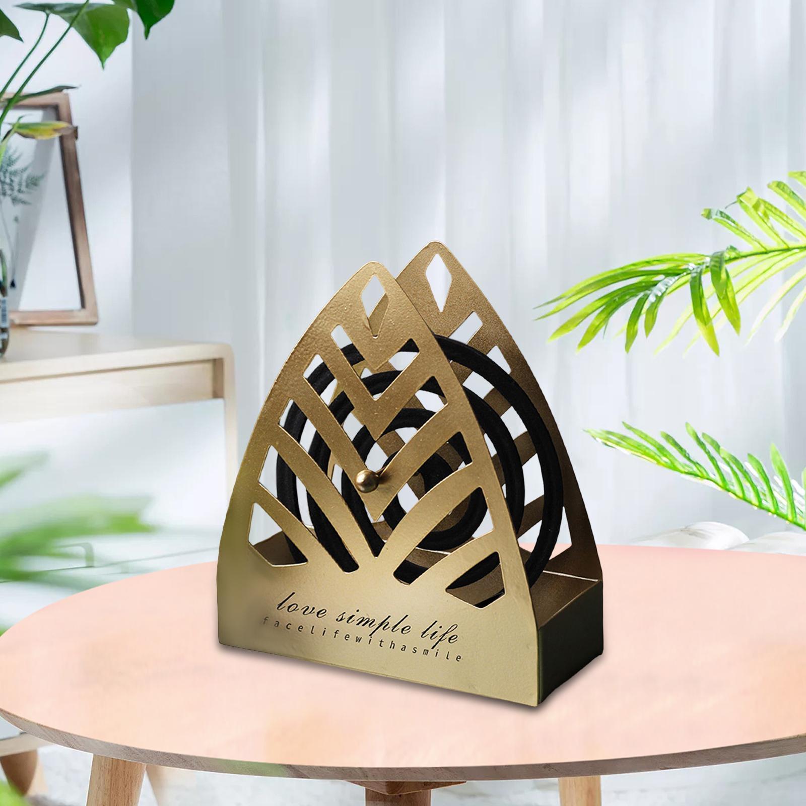 Metal Coil Holder Stand Burner Frame Rack for Bedroom Camping Home