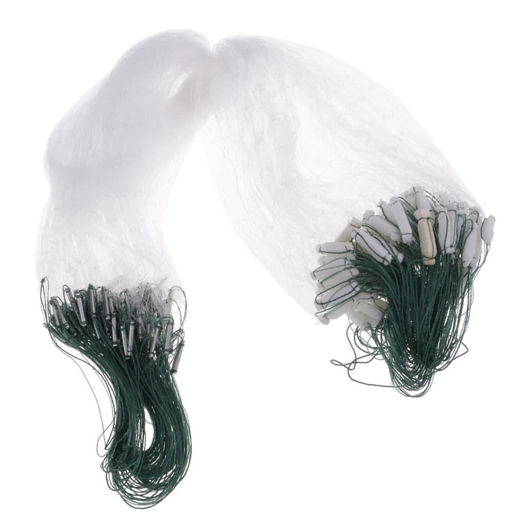 2X Finished Fishing Gill Net with Small Mesh Gill All Size Hole Size 2x2cm