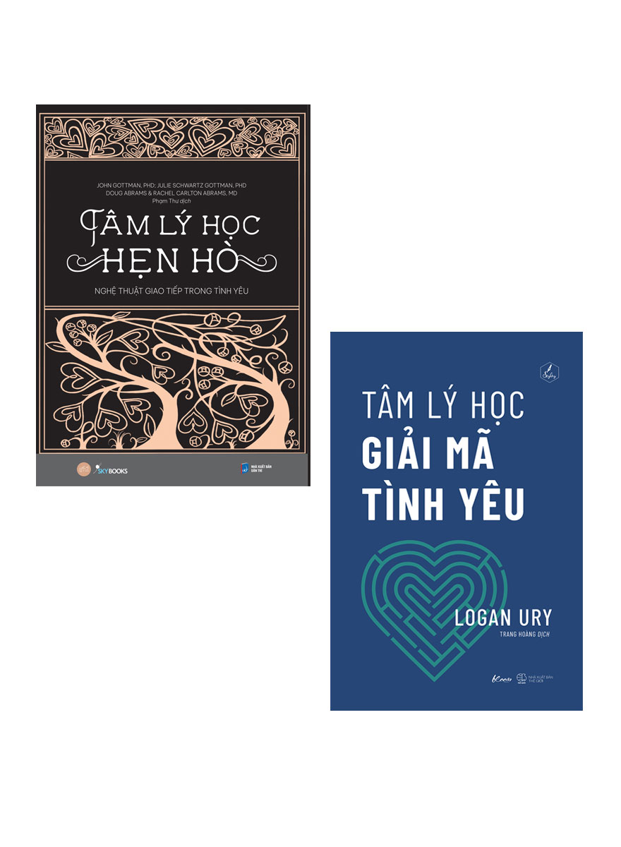 Combo Tâm Lý Học Hẹn Hò - Nghệ Thuật Giao Tiếp Trong Tình Yêu + Tâm Lý Học Giải Mã Tình Yêu _SKY