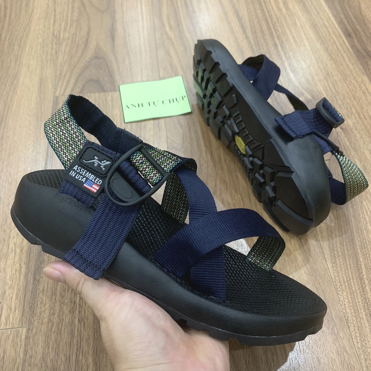 Dép Sandals Nam Cha co Quai Dù Cao Cấp D164