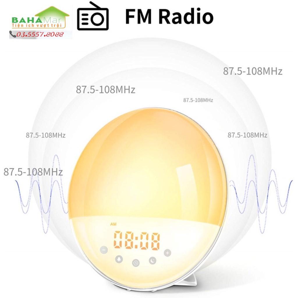 MẶT TRỜI THÔNG MINH - ĐỒNG HỒ BÁO THỨC ĐỔI MÀU NGHE FM VÀ GHI ÂM "BAHAMAR" được dùng vừa làm đồng hồ báo thức, nghe nhạc