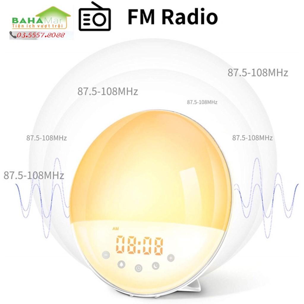 MẶT TRỜI THÔNG MINH - ĐỒNG HỒ BÁO THỨC ĐỔI MÀU NGHE FM VÀ GHI ÂM &quot;BAHAMAR&quot; được dùng vừa làm đồng hồ báo thức, nghe nhạc