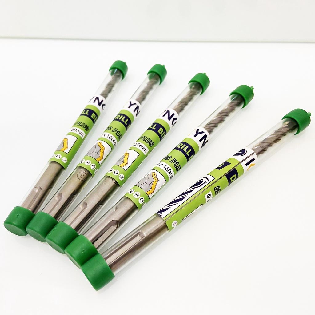 MŨI KHOAN BÊ TÔNG SDS ĐƯỜNG KÍNH PHI Ø8 DÀI 160MM ĐẦU DẸT KYNKO MKDBTSDSP-8160