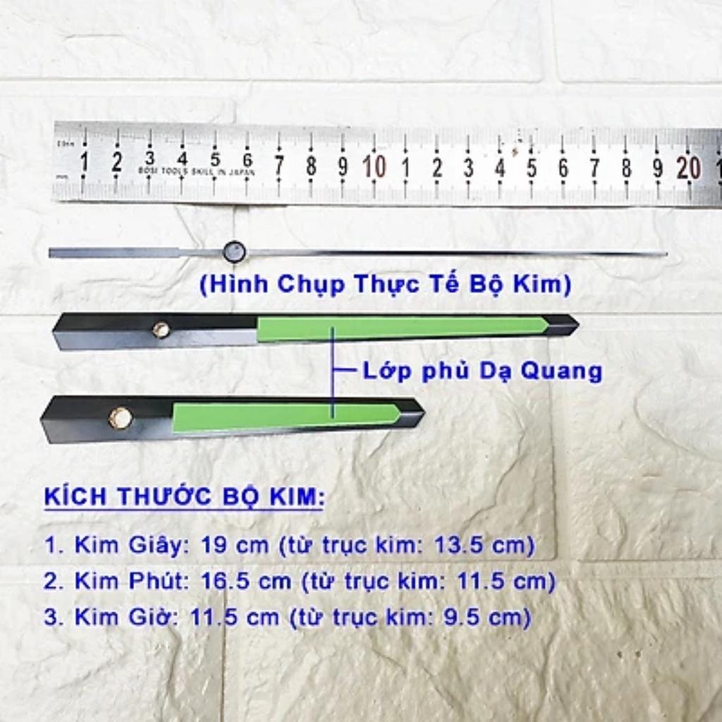 Máy Đồng Hồ Kim Trôi Độ Chính Xác Cao – Bộ Kim Đen Có Dạ Quang