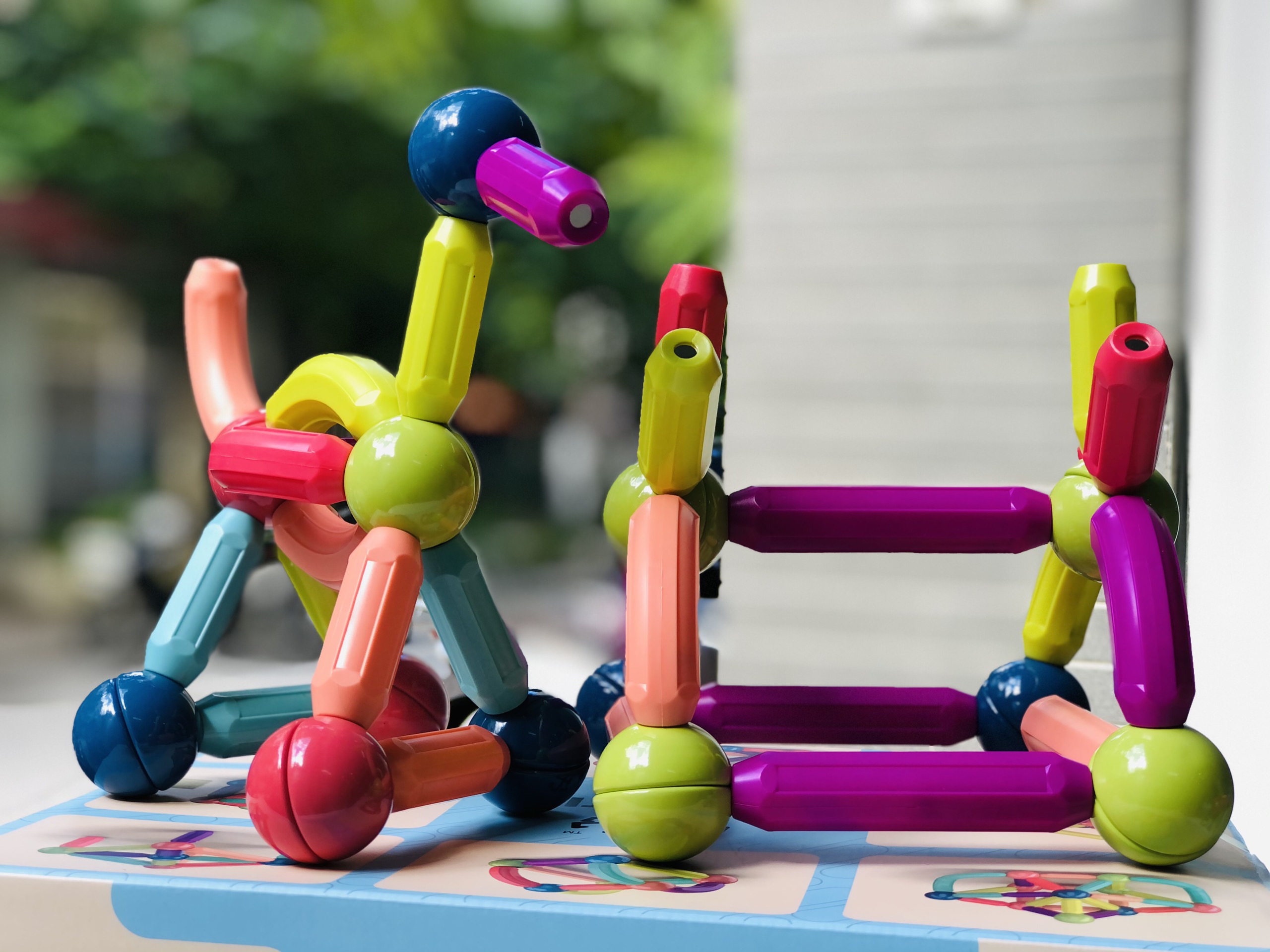 Bộ xếp hình nam châm cho bé 64 chi tiết Magnetic Stick, đồ chơi giáo dục,  phát triển tư duy, trí thông minh cho bé