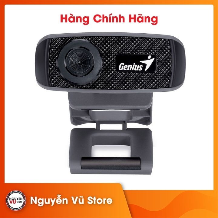 Webcam Học Online Genius 1000X HD 720P Black - Hàng Chính Hãng