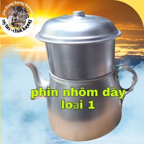 Phin cafe phin nhôm to phin pha cà phê cỡ lớn 200gram