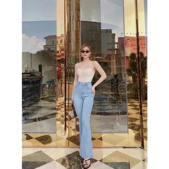 Quần jeans ống loe siêu hot 3 màu