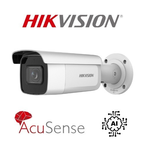 CAMERA IP HIKVISION DS-2CD2683G2-IZS 8MP nhận diện người và xe, hỗ trợ thẻ nhớ và POE - Hàng chính hãng