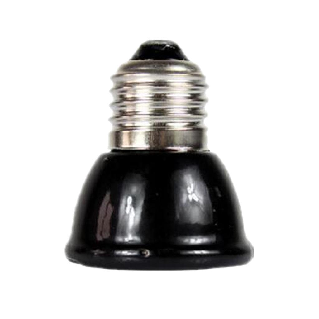 3X 60W Mini Infrared Ceramic Emitter Heat Lamp Light Bulb Reptile Pet Brooder