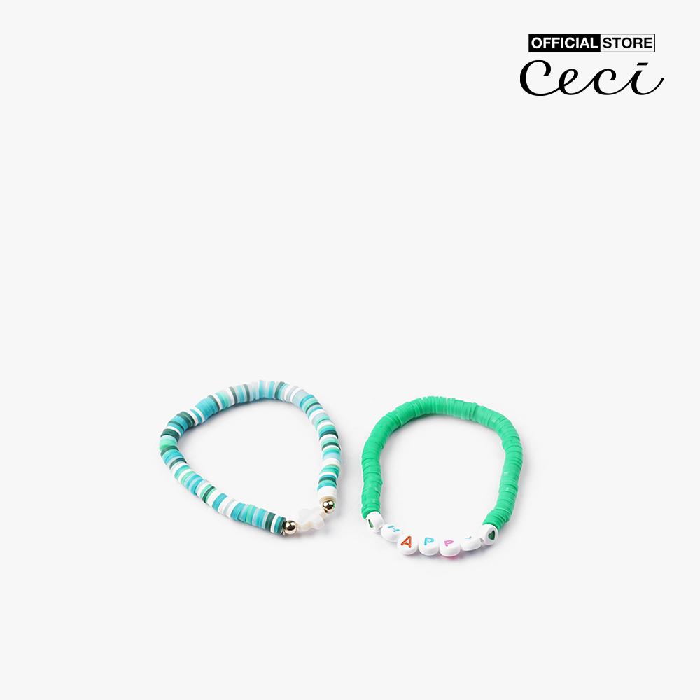 CECI - Bộ 4 vòng đeo tay nữ dạng chuỗi trẻ trung CC3-04000011-12