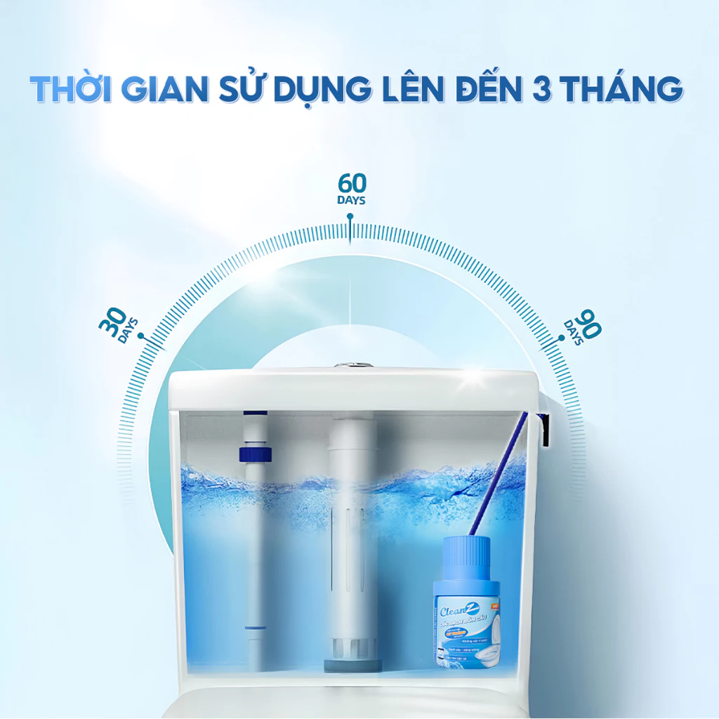 Cốc Sạch Bồn Cầu CleanZ Tẩy Sạch Mảng Bám Kháng Khuẩn Khử Mùi Hôi Dành Cho Nhà Vệ Sinh Thơm Mát
